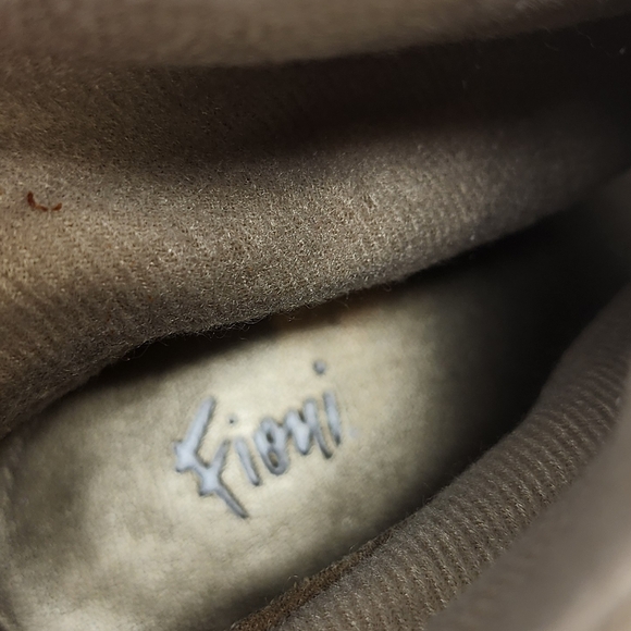 Finish Tan Peep Toe Ankle Booties Back Zip Slouchy Style Size 7 - Picture 6 of 9